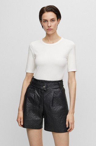 Slim-fit modal blend T-shirt