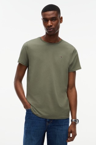 Regular fit majica z okroglim izrezom