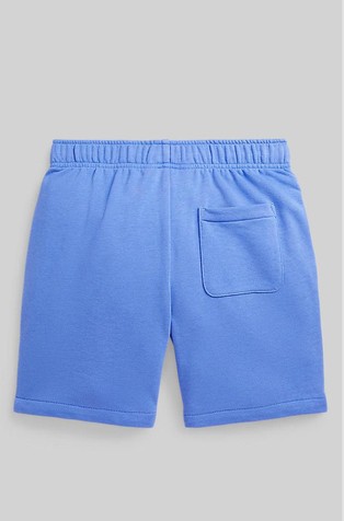 RALPH LAUREN Kratke hlače z zatezno vrvico iz bombažne mešanice Modra - Harbor Island Blue 2