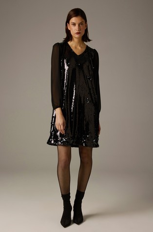 Obleka z bleščicami