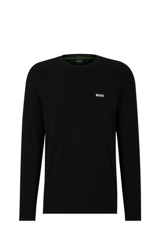 Long-sleeved T-shirt in stretch cotton