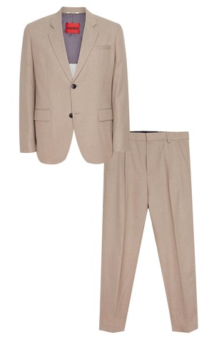 Modern fit wool-blend suit