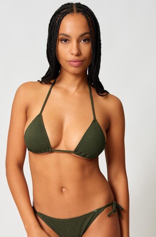 Summer Luxe triangle bikini top