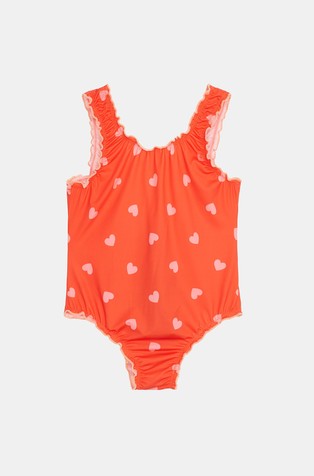 One-piece heart swimsuit