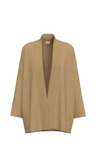 Relaxed fit cardigan with lurex