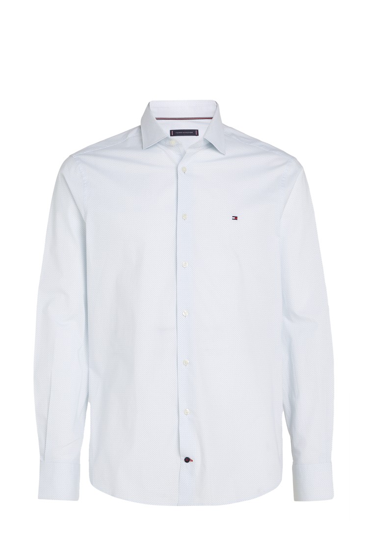 TOMMY HILFIGER Slim fit srajca iz organskega bombaža Bela - White 