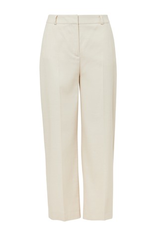 COMMA 7/8 trousers in viscose blend Beige 4