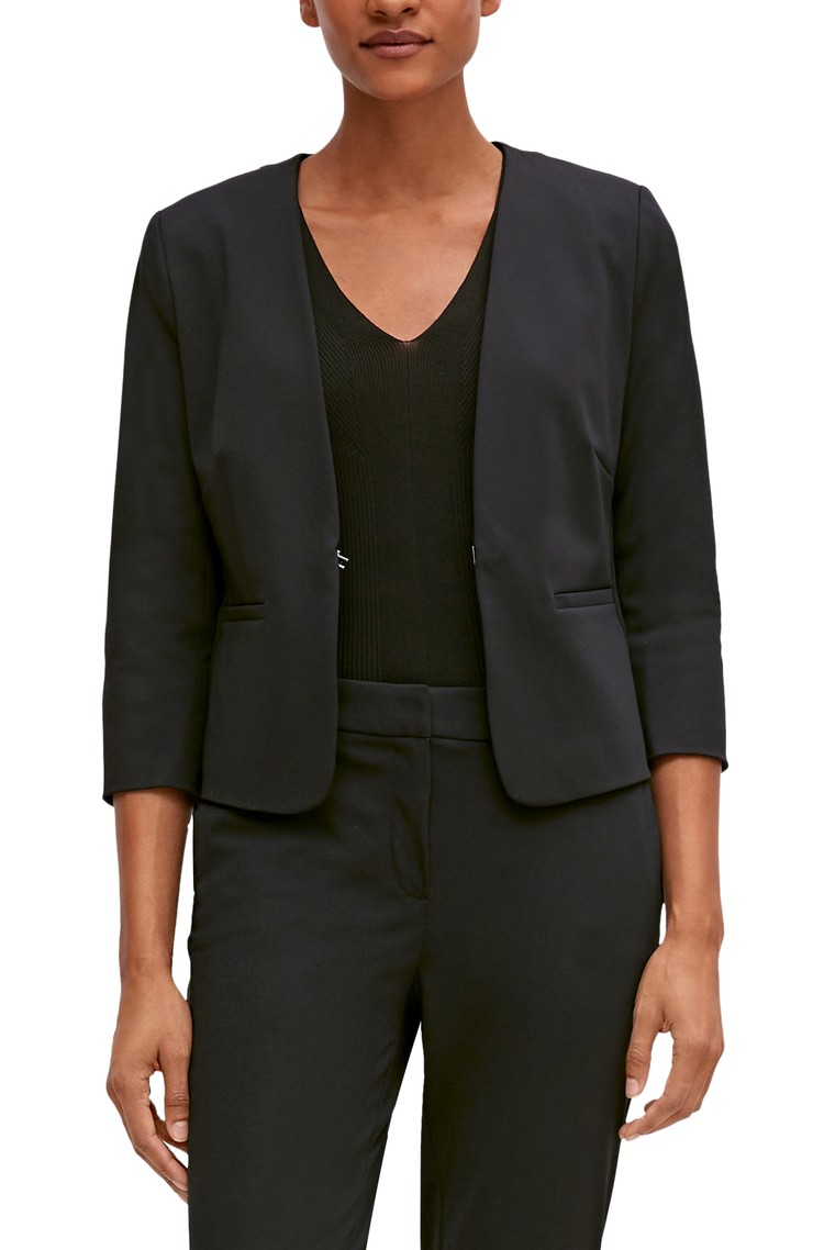 COMMA Cropped blazer Black 