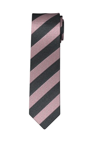 Striped silk tie