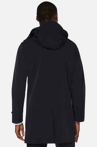 BOGGI MILANO B-Travel dežni plašč iz tehnične najlonske tkanine Modra - Dark Blue 2