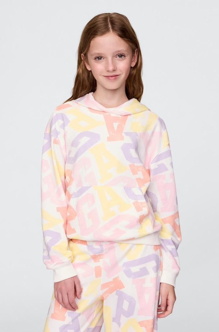 GAP Kids Relaxed Gap Logo Hoodie Gap Logo 