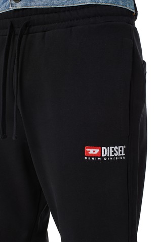 DIESEL Trenirka z vezenim logotipom Črna - Black 4