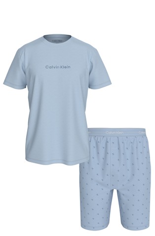 Pižama s kratkimi rokavi iz raztegljivega bombaža