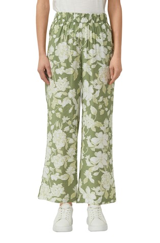 Culotte hlače iz viskozne mešanice