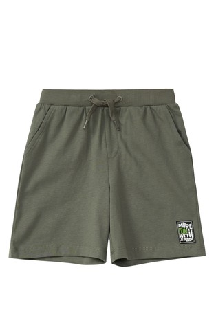 Relaxed fit jersey bermuda shorts