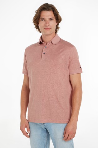 Premium regular fit polo majica iz lanene mešanice