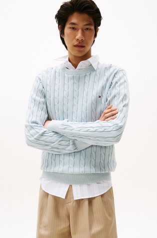 Cable Knit Cotton Jumper
