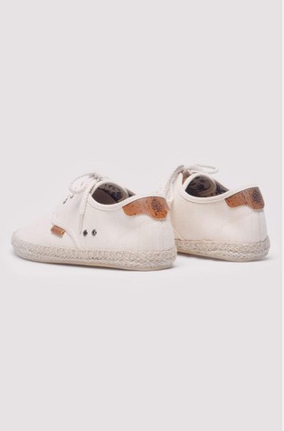SPRINGFIELD Rustic espadrille cotton sneakers White 2