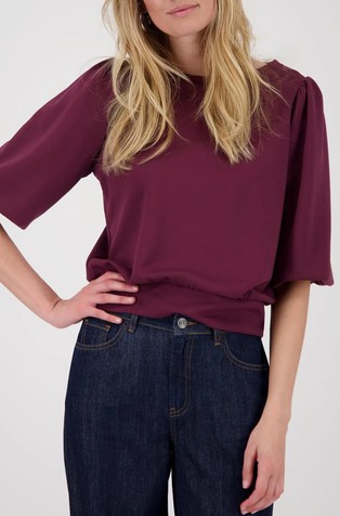 Majica s 3/4 napihnjenimi rokavi