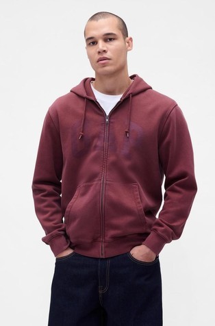 Gap logo VintageSoft moška jopa s kapuco