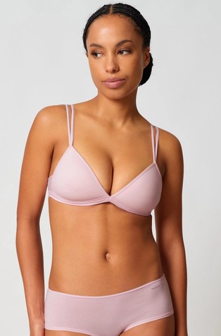 Skiny Advantage podložen triangel modrček iz raztegljivega bombaža