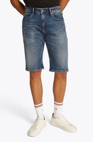 Ronnie slim fit denim kratke hlače s spranim videzom