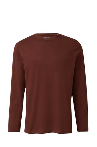 Bombažna majica z dolgimi rokavi