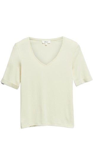 V-neck T-shirt in slim fit