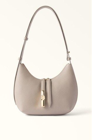 Leather shoulder bag