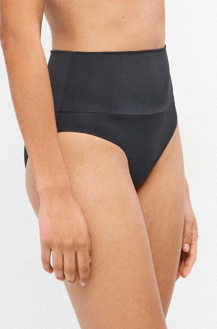 High waist bikini briefs