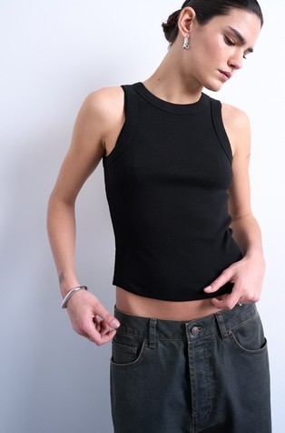 TSMARY majica brez rokavov iz raztegljivega bombaža