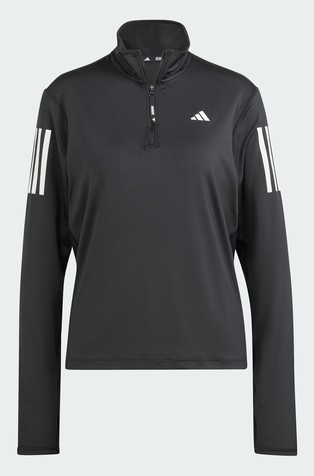 ADIDAS Own the Run tekaški pulover z delno zadrgo Črna - Black 6