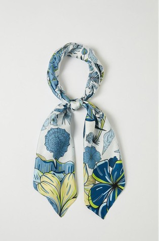 Patterned silk stole