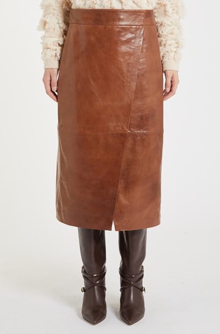 Usnjeno krilo na preklop