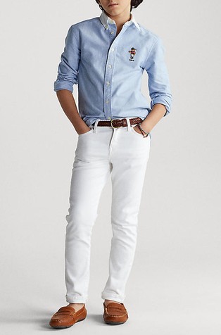 RALPH LAUREN Sullivan Slim Stretch Jean White 3