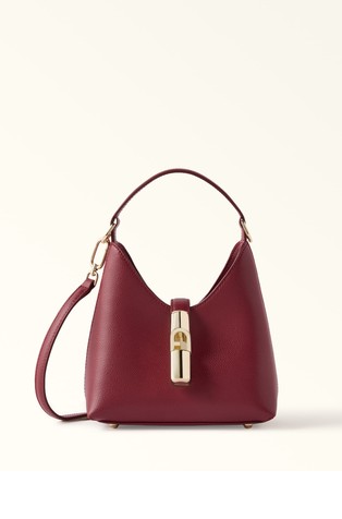 Mini Leather Hobo Bag