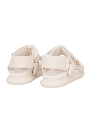 TOSCA BLU Skyler Leather Sandal Ivory 3