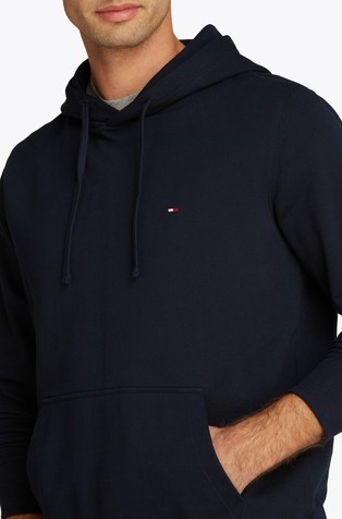 TOMMY HILFIGER Pulover s kapuco in vezeno logo zastavico Modra - Dark Blue 4