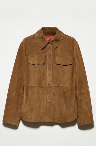 Suede overshirt
