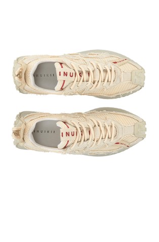 INUIKII Maribella Denim Sneakers Cream 5