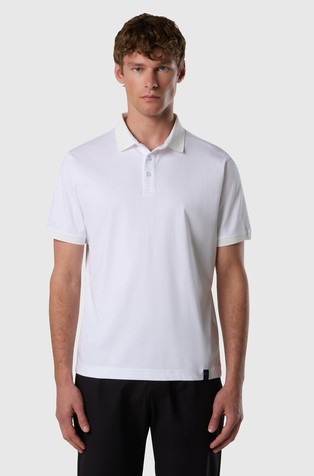 Polo short sleeve in fine silk blend