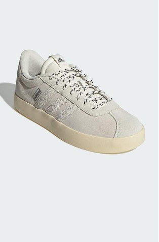 ADIDAS VL Court 3.0 Suede Shoes Light Beige 2
