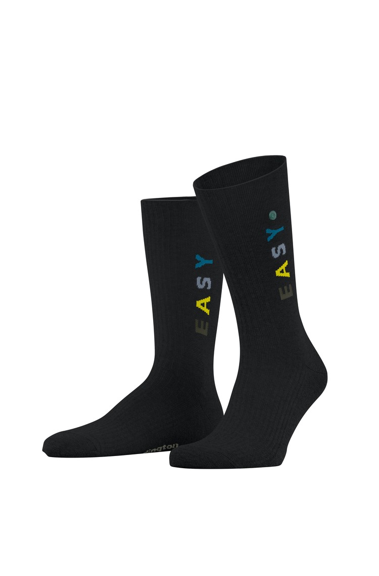 BURLINGTON Easy Men Socks Black 