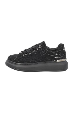 City Luxe sneaker with micro rhinestones