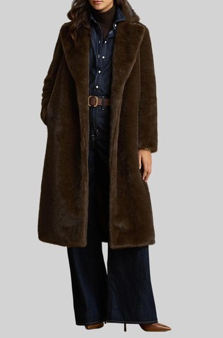 Faux-Fur Reefer Coat