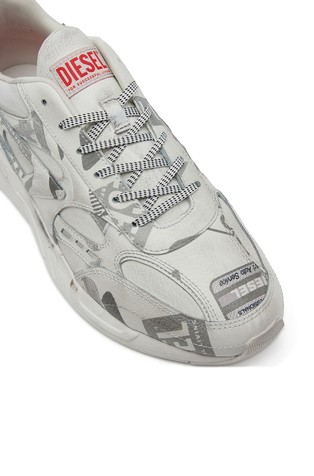 DIESEL Sneakers with camo pattern Light Gray 5