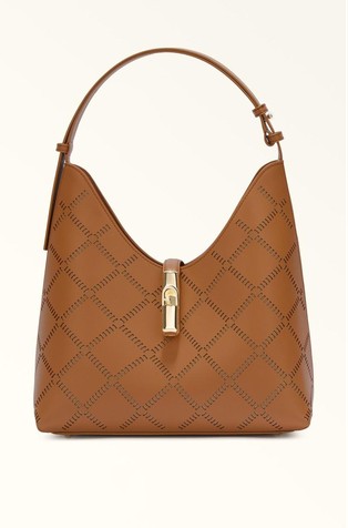 Usnjena hobo torbica