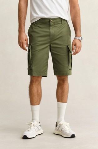 Cargo kratke hlače iz raztegljivega organskega bombaža