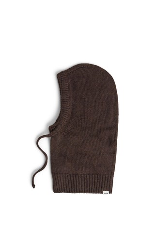 Pletena balaclava iz volnene mešanice