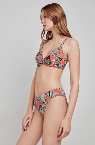 GISELA Vzorčast spodnji del kopalk Oranžna - Orange Patterned 4